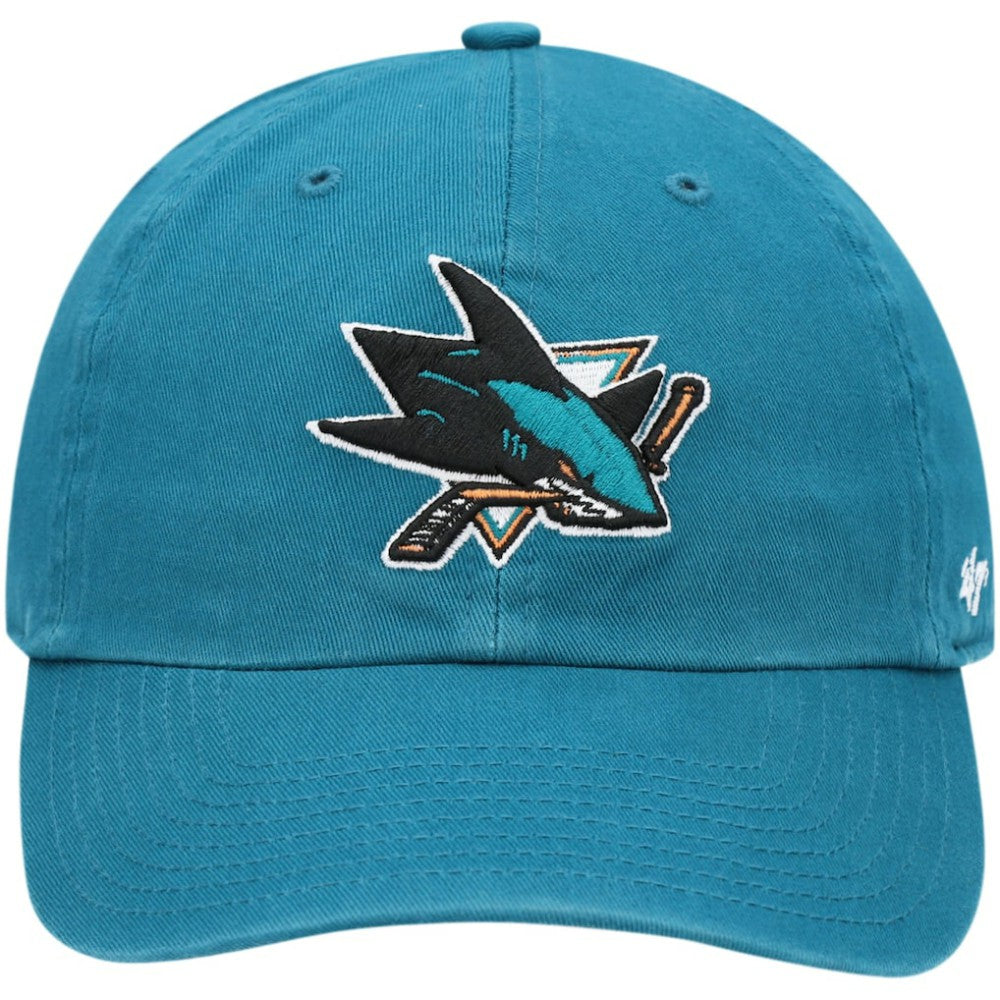 San Jose Sharks '47 Team Clean Up Adjustable Hat - Teal - NHL