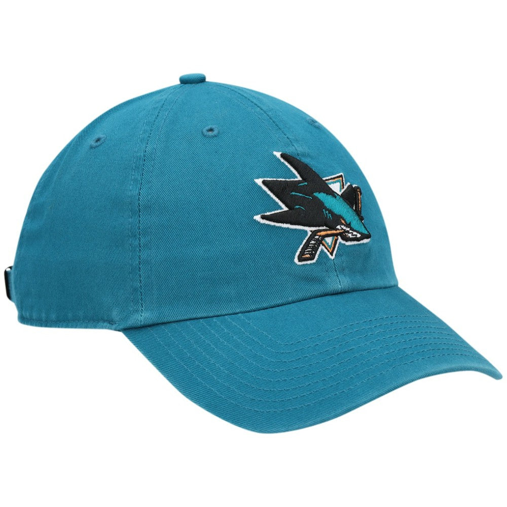 San Jose Sharks '47 Team Clean Up Adjustable Hat - Teal - NHL