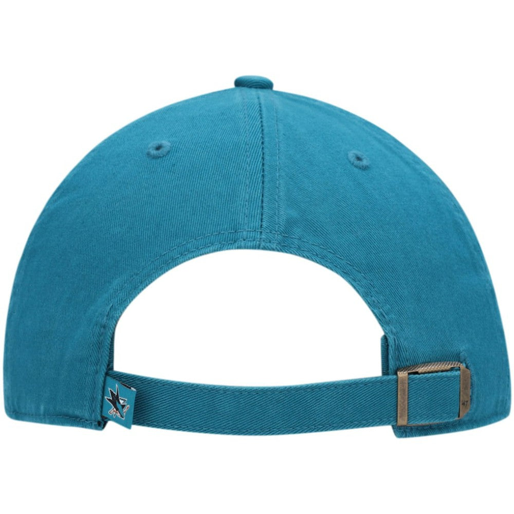 San Jose Sharks '47 Team Clean Up Adjustable Hat - Teal - NHL
