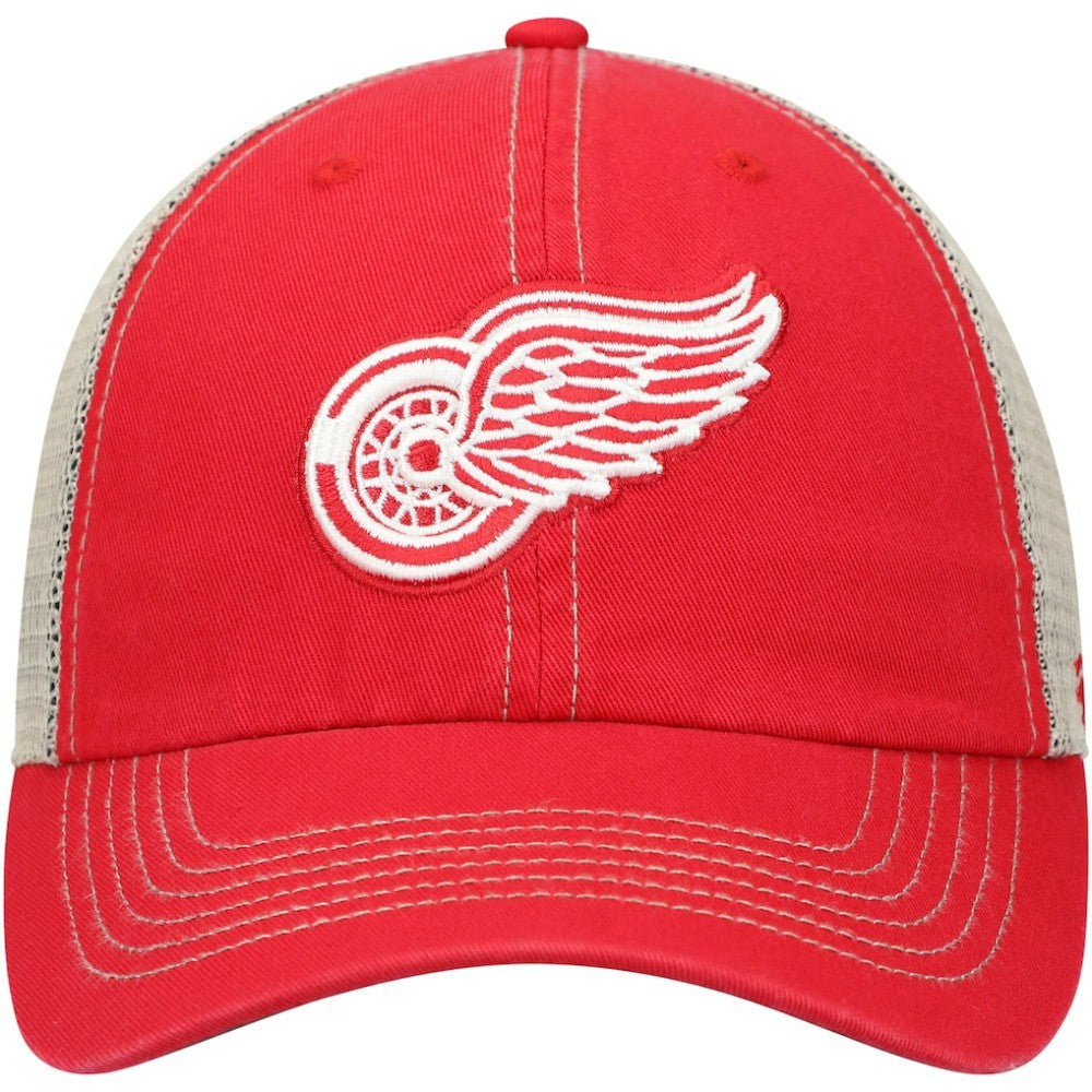 Detroit Red Wings '47 Trawler Clean Up Trucker Snapback Hat - Red - NHL