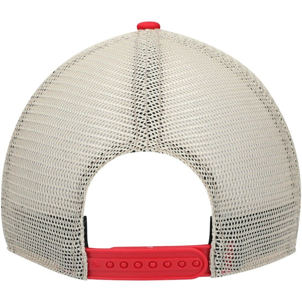 Detroit Red Wings '47 Trawler Clean Up Trucker Snapback Hat - Red - NHL