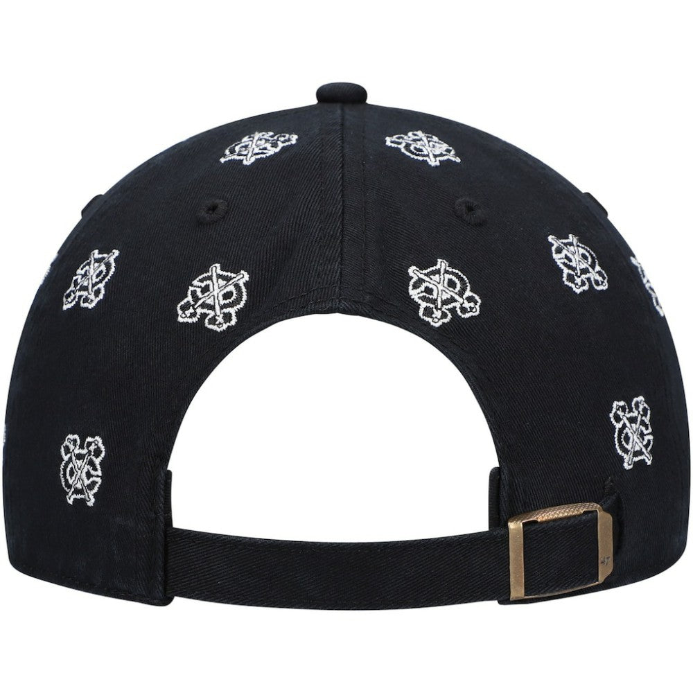 Chicago Blackhawks '47 Women's Confetti Clean Up Adjustable Hat - Black - NHL
