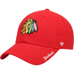 Chicago Blackhawks '47 Women's Team Miata Clean Up Adjustable Hat - Red - NHL