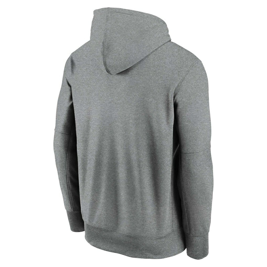San Francisco 49ers Wordmark Performance Pullover Hoodie Charcoal | Nike for Sale