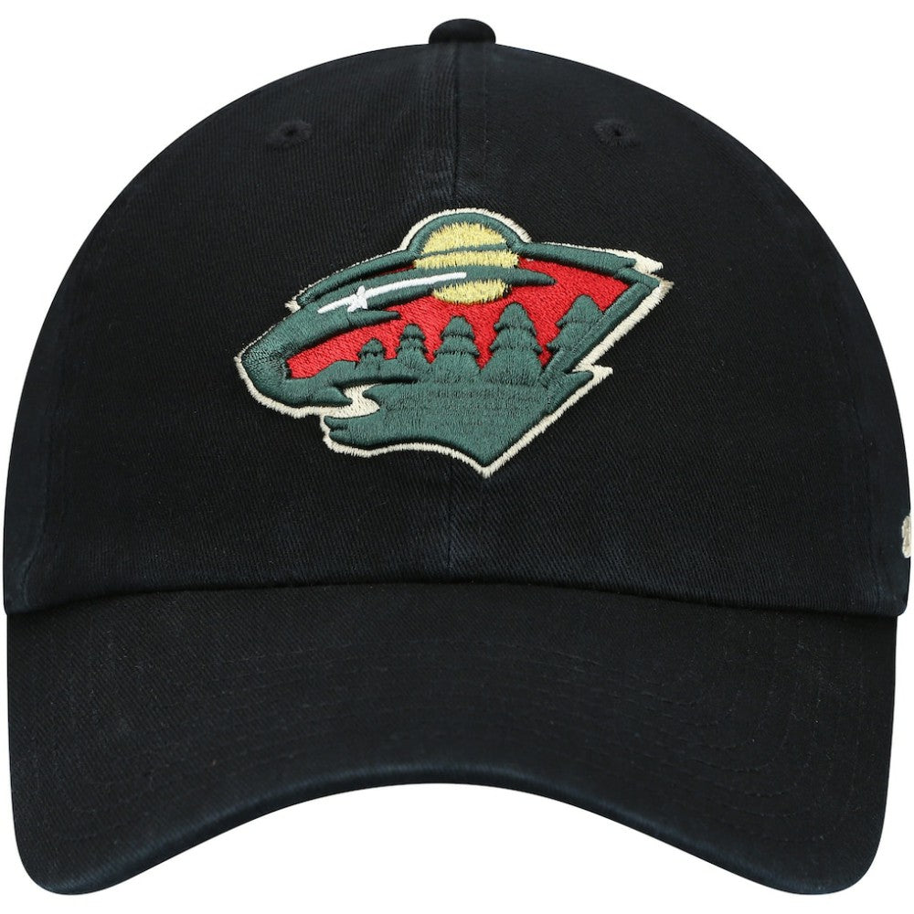 Minnesota Wild '47 Team Clean Up Adjustable Hat - Black - NHL