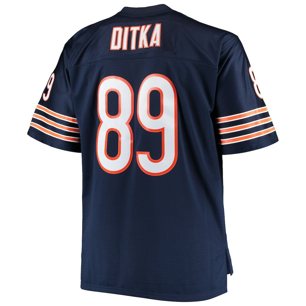 Mike Ditka Chicago Bears Big & Tall 1966 Retired Player Replica Jersey Navy | Mitchell & Ness