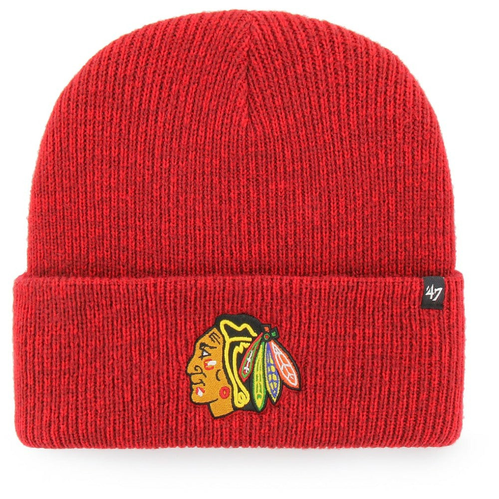 Chicago Blackhawks '47 Brain Freeze Cuffed Knit Hat - Red - NHL
