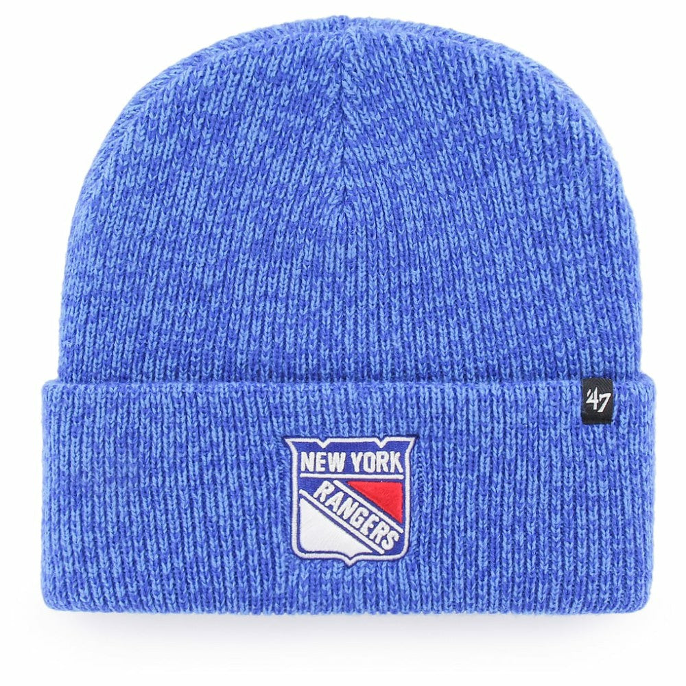 New York Rangers '47 Brain Freeze Cuffed Knit Hat - Blue - NHL