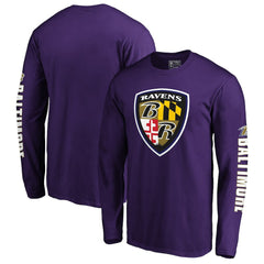 Baltimore Ravens Hometown Long Sleeve T-Shirt Purple | Fanatics