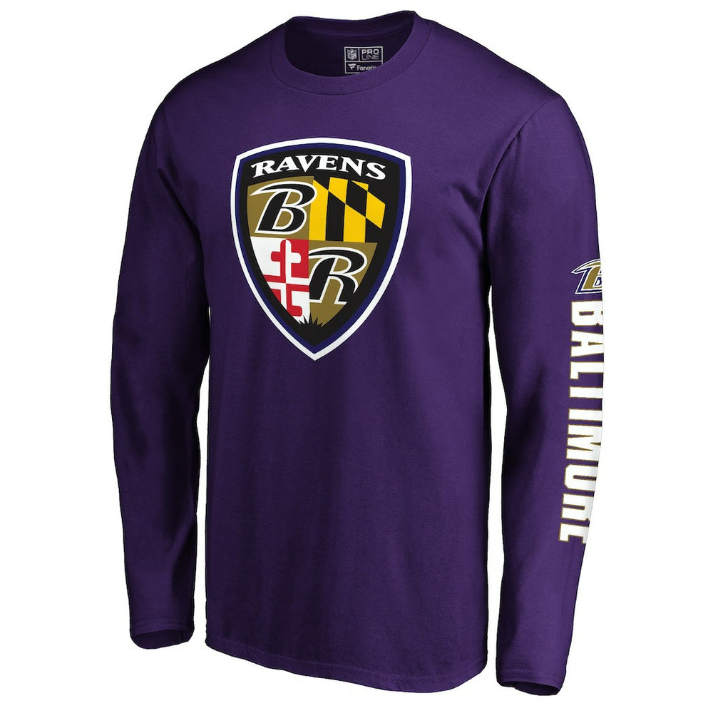 Baltimore Ravens Hometown Long Sleeve T-Shirt Purple | Fanatics