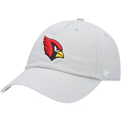 Arizona Cardinals '47 Clean Up Adjustable Hat Gray | 47 brand
