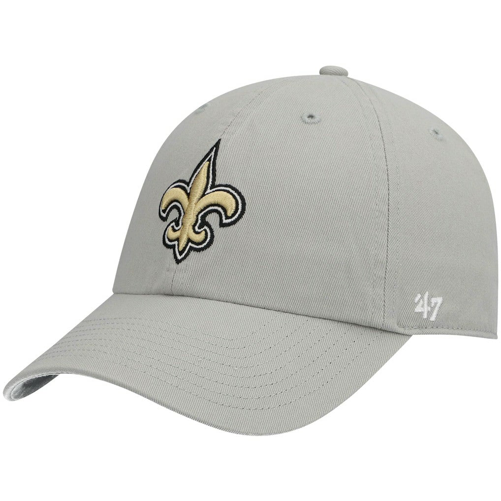 New Orleans Saints '47 Clean Up Adjustable Hat Gray | 47 brand