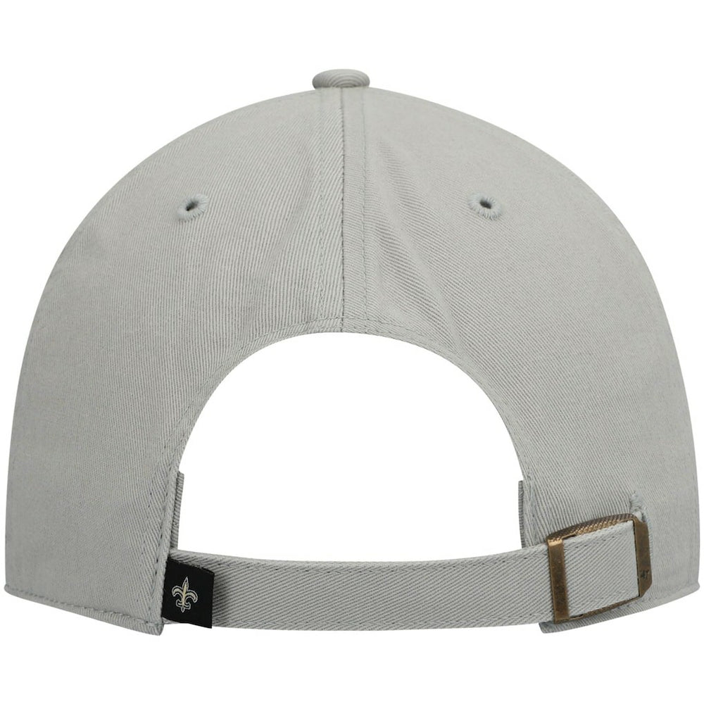 New Orleans Saints '47 Clean Up Adjustable Hat Gray | 47 brand