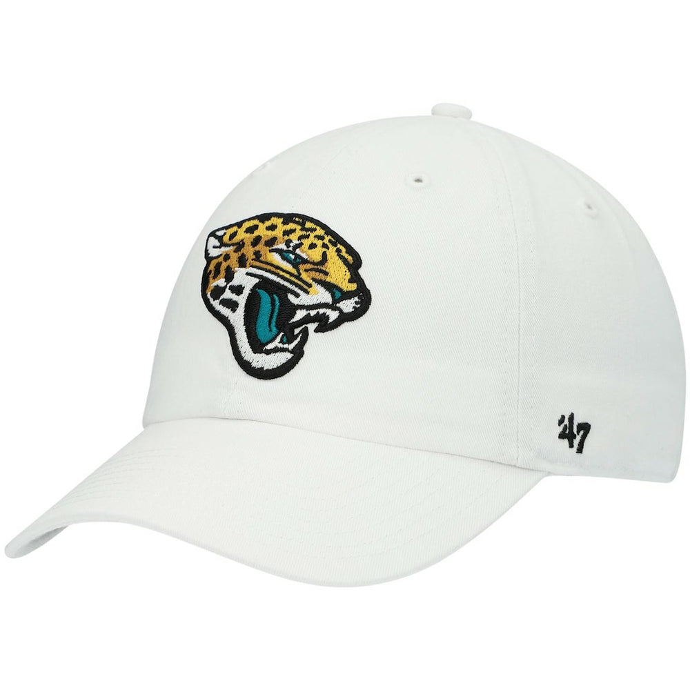 Jacksonville Jaguars '47 Logo Clean Up Adjustable Hat White | 47 brand