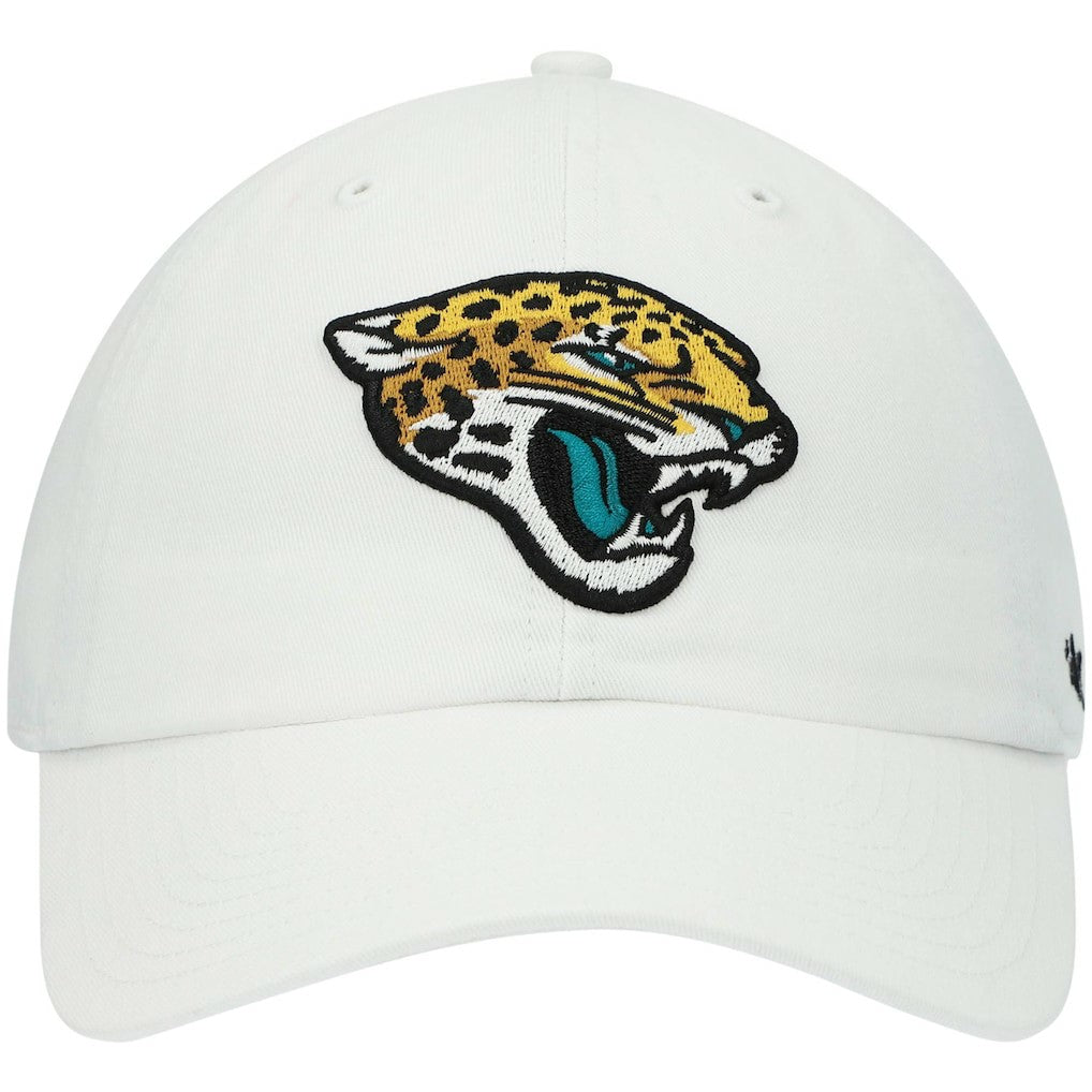 Jacksonville Jaguars '47 Logo Clean Up Adjustable Hat White | 47 brand