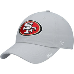 San Francisco 49ers '47 Women's Miata Clean Up Secondary Adjustable Hat Gray | 47 brand
