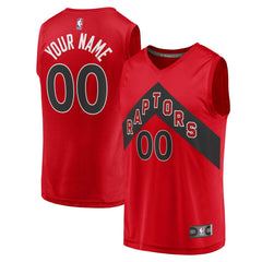 Toronto Raptors Fast Break Replica Custom Jersey Icon Edition Red - NBA