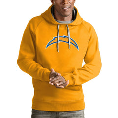 Los Angeles Chargers Antigua Victory Pullover Hoodie Gold | NFL