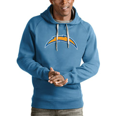 Los Angeles Chargers Antigua Victory Pullover Hoodie Light Blue | NFL