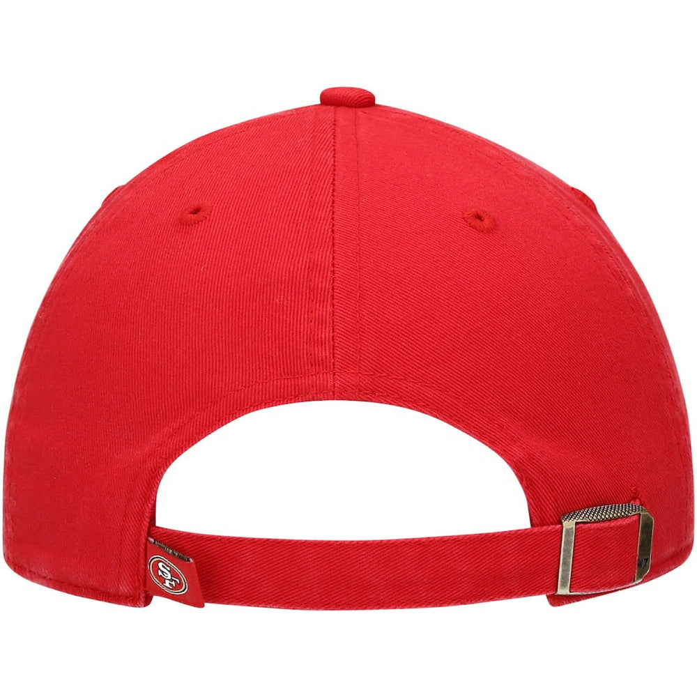 San Francisco 49ers '47 Youth Logo Clean Up Adjustable Hat Scarlet | 47 brand