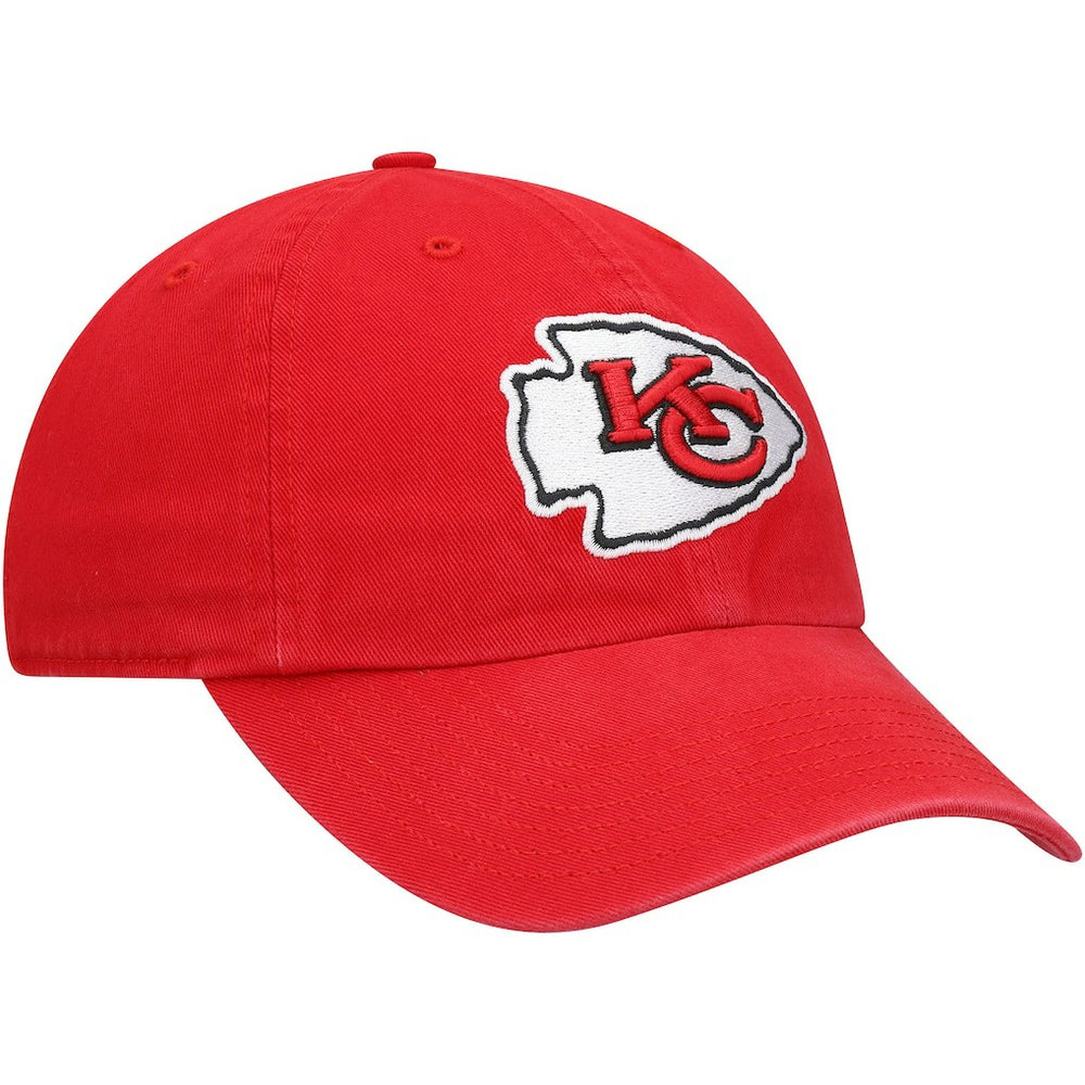 Kansas City Chiefs '47 Youth Logo Clean Up Adjustable Hat Red | 47 brand