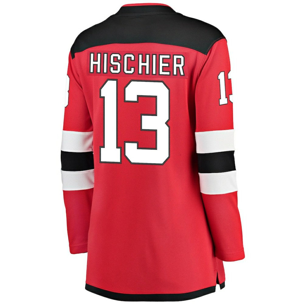 Nico Hischier New Jersey Devils Fanatics Women's Breakaway Home Player Jersey - Red - NHL