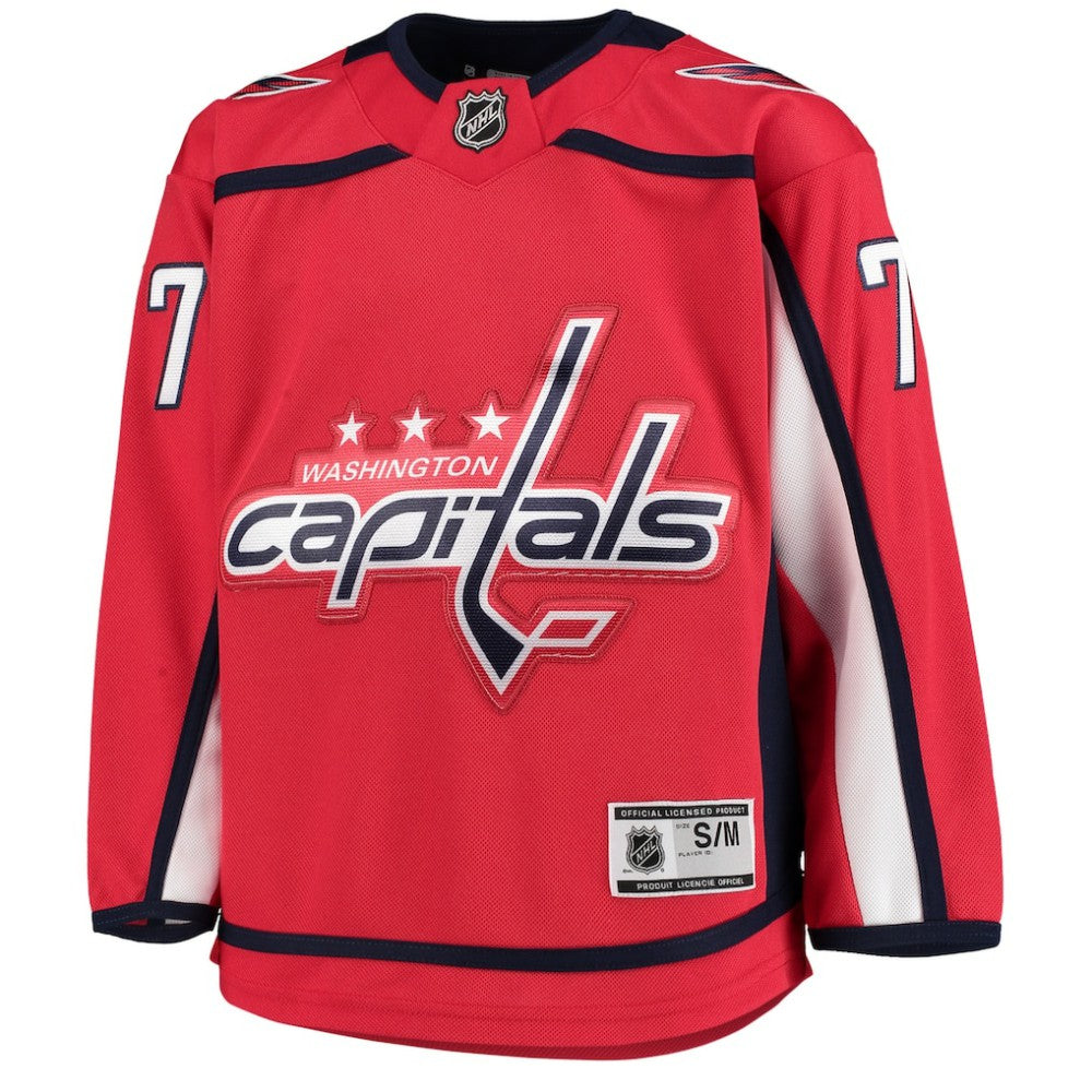 TJ Oshie Washington Capitals Youth Home Premier Jersey - Red - NHL