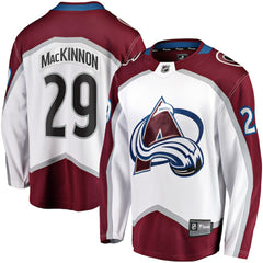 Nathan MacKinnon Colorado Avalanche Fanatics Breakaway Jersey - White - NHL