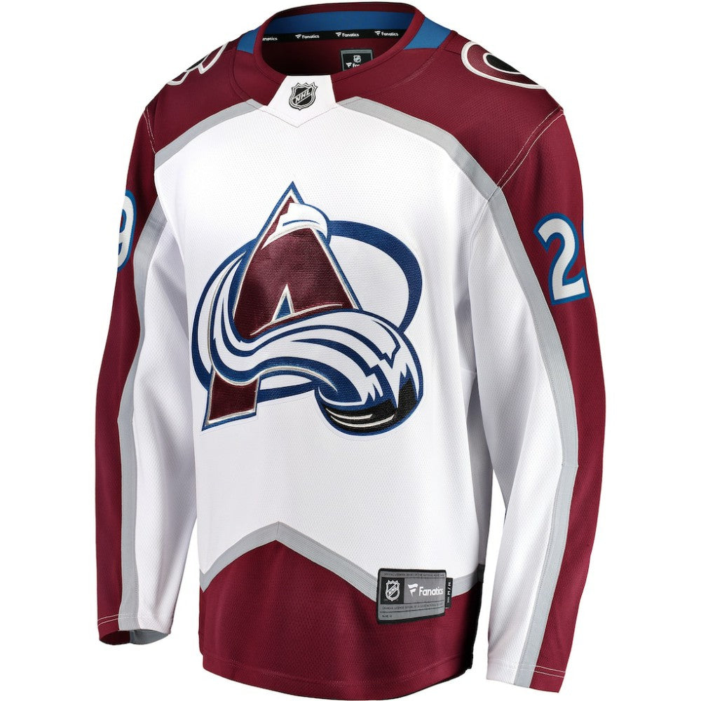 Nathan MacKinnon Colorado Avalanche Fanatics Breakaway Jersey - White - NHL