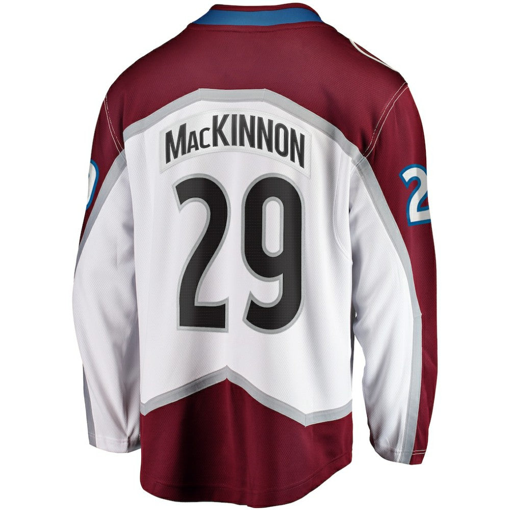 Nathan MacKinnon Colorado Avalanche Fanatics Breakaway Jersey - White - NHL
