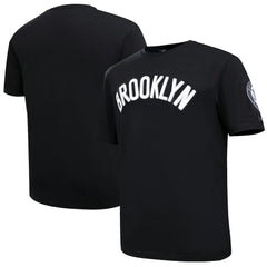 Brooklyn Nets Pro Standard Chenille T-Shirt Black - NBA