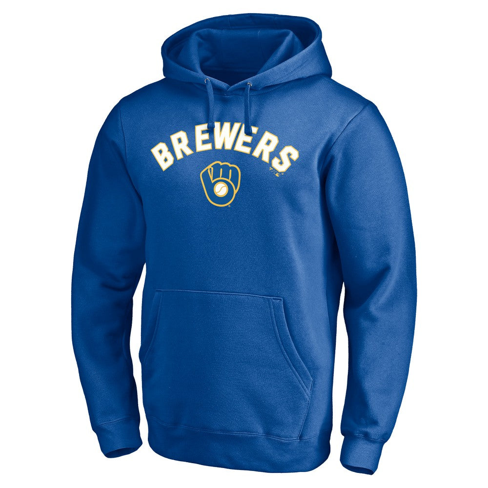 Milwaukee Brewers Cooperstown Winning Streak Personalized Name & Number Pullover Hoodie - MLB
