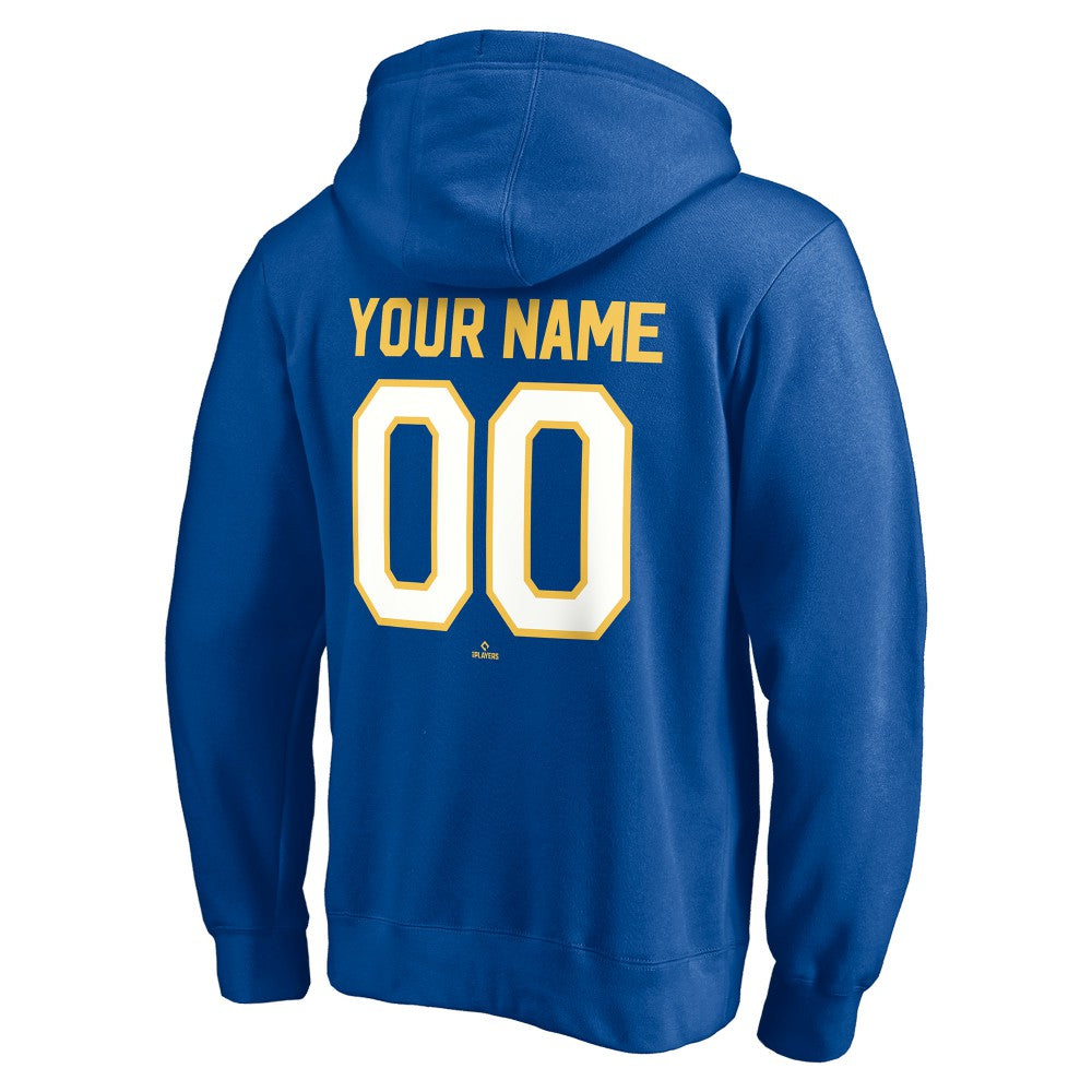 Milwaukee Brewers Cooperstown Winning Streak Personalized Name & Number Pullover Hoodie - MLB