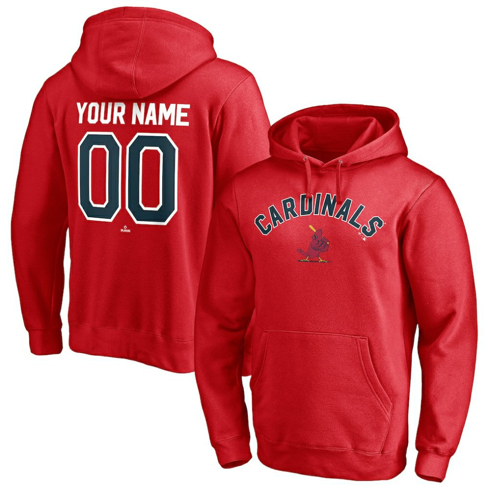 St. Louis Cardinals Cooperstown Winning Streak Personalized Name & Number Pullover Hoodie - MLB