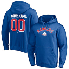Texas Rangers Cooperstown Winning Streak Personalized Name & Number Pullover Hoodie - MLB