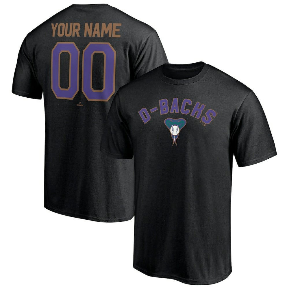 Arizona Diamondbacks Cooperstown Winning Streak Personalized Name & Number T-Shirt - MLB