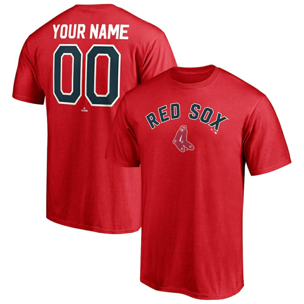 Boston Red Sox Cooperstown Winning Streak Personalized Name & Number T-Shirt - MLB
