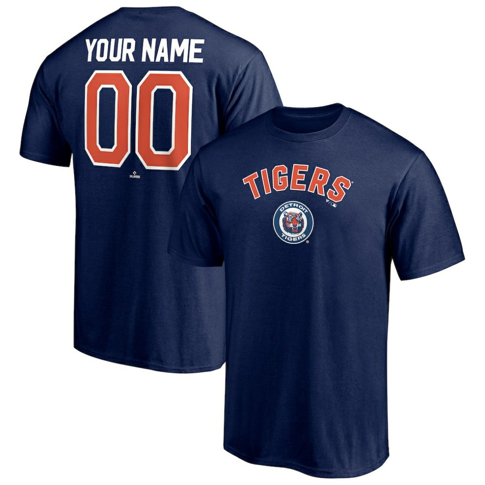 Detroit Tigers Cooperstown Winning Streak Personalized Name & Number T-Shirt - MLB