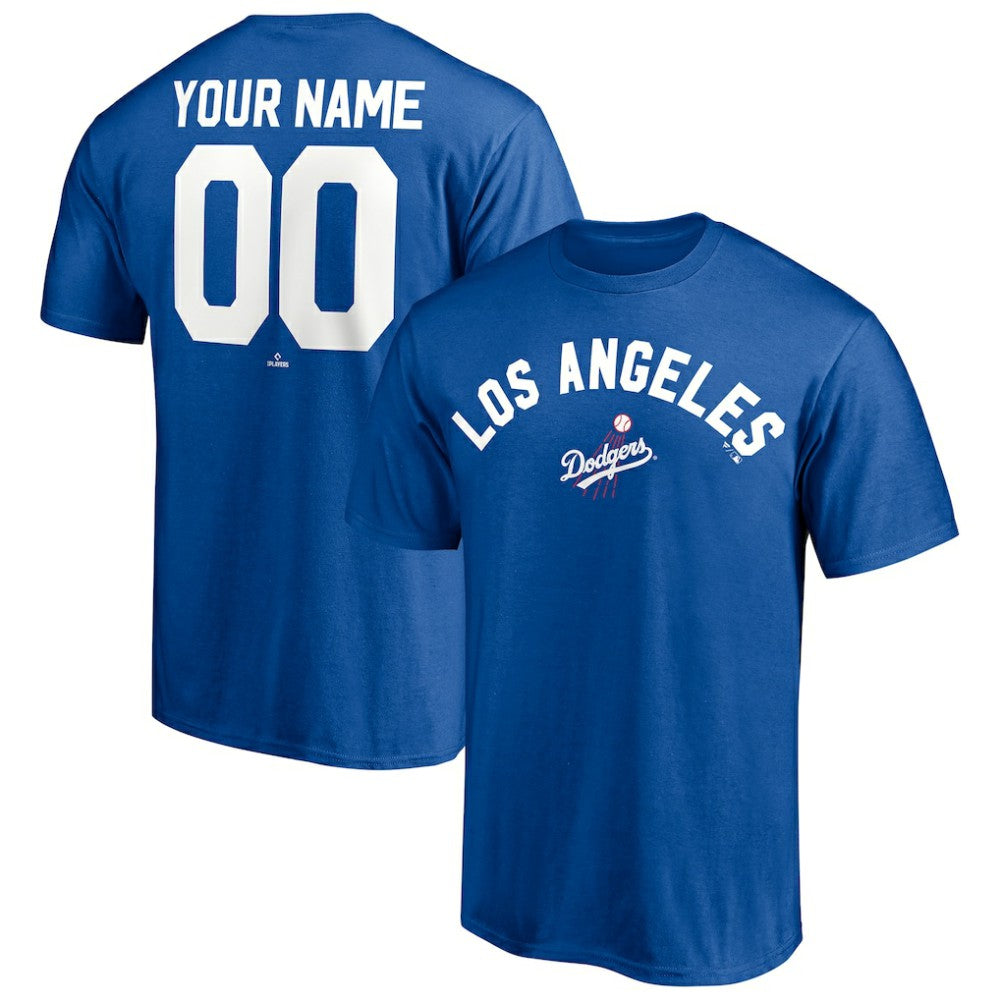 Los Angeles Dodgers Cooperstown Winning Streak Personalized Name & Number T-Shirt - MLB