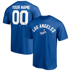 Los Angeles Dodgers Cooperstown Winning Streak Personalized Name & Number T-Shirt - MLB