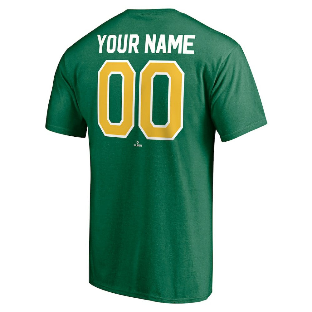 Athletics Cooperstown Winning Streak Personalized Name & Number T-Shirt - MLB
