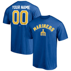 Seattle Mariners Cooperstown Winning Streak Personalized Name & Number T-Shirt - MLB
