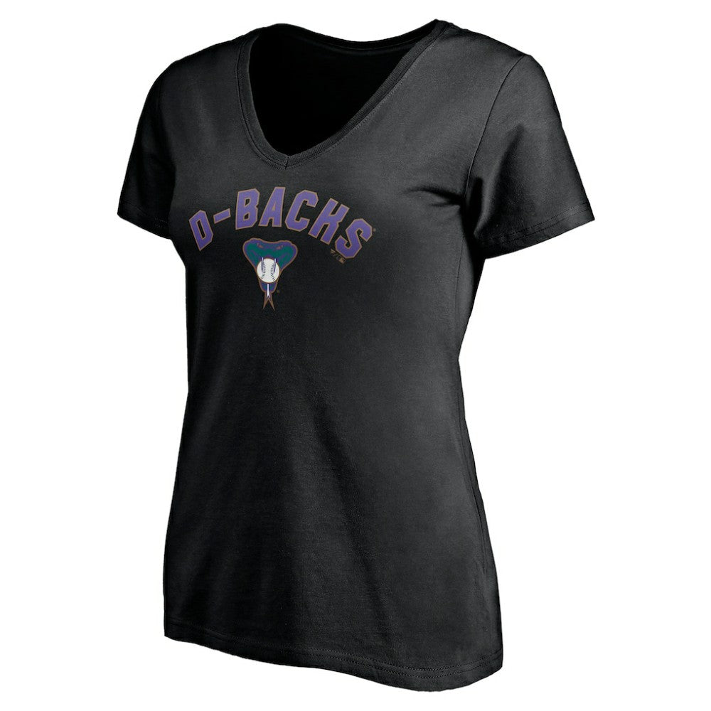 Arizona Diamondbacks Women's Cooperstown Winning Streak Personalized Name & Number V-Neck T-Shirt - MLB