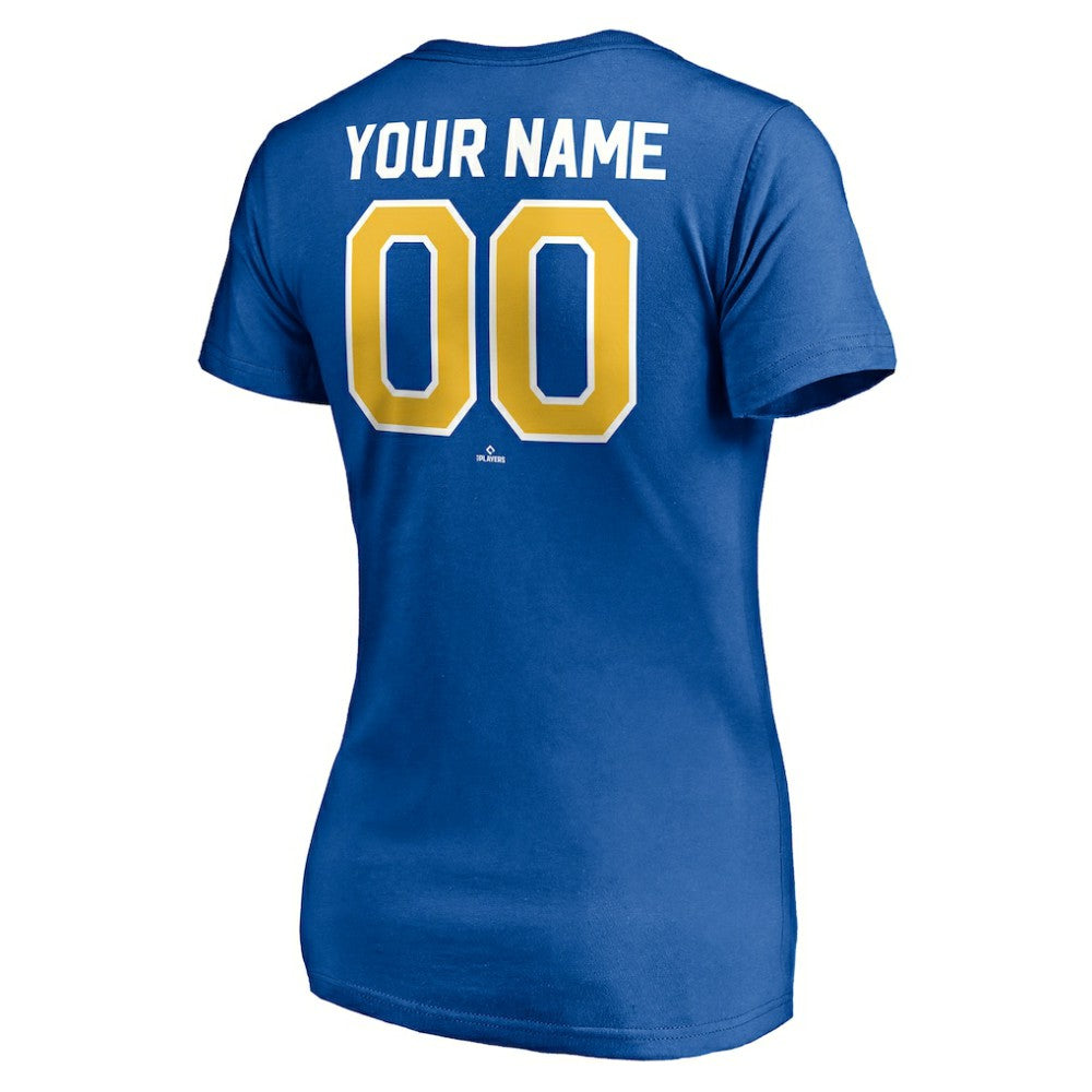 Seattle Mariners Women's Cooperstown Winning Streak Personalized Name & Number V-Neck T-Shirt - MLB