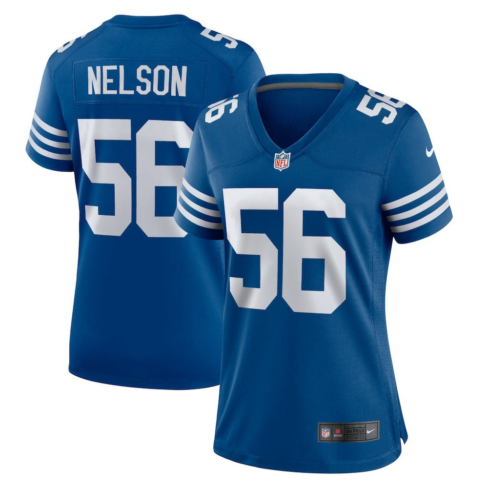 Quenton Nelson Indianapolis Colts Women's Alternate Game Jersey Royal | Nike for Sale