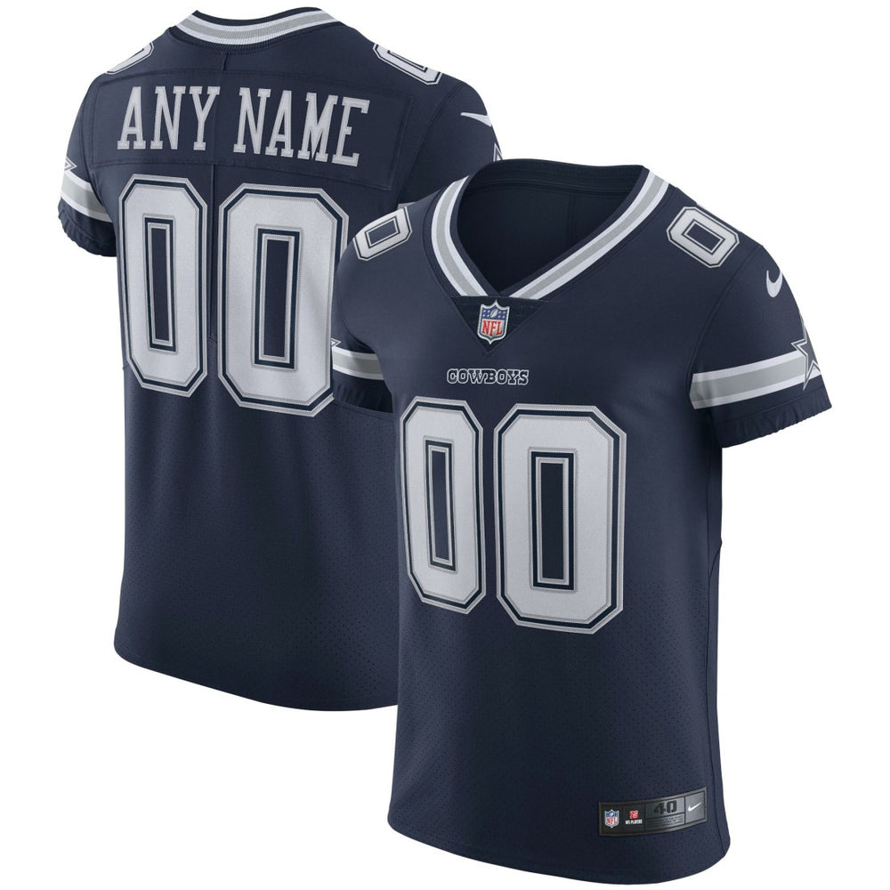 Dallas Cowboys Vapor Elite Custom Jersey Navy | Nike for Sale