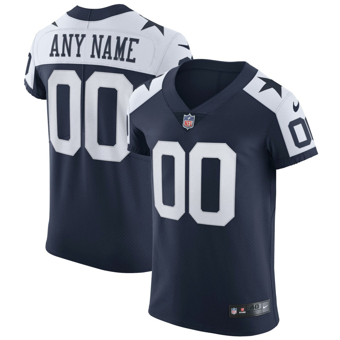 Dallas Cowboys Alternate Vapor Elite Custom Jersey Navy | Nike for Sale