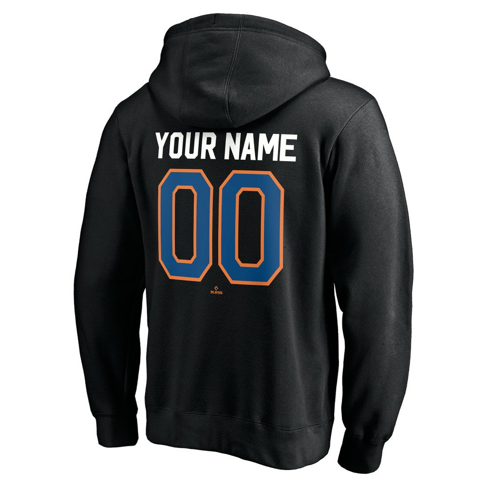 New York Mets Cooperstown Winning Streak Alternate Personalized Name & Number Pullover Hoodie - MLB