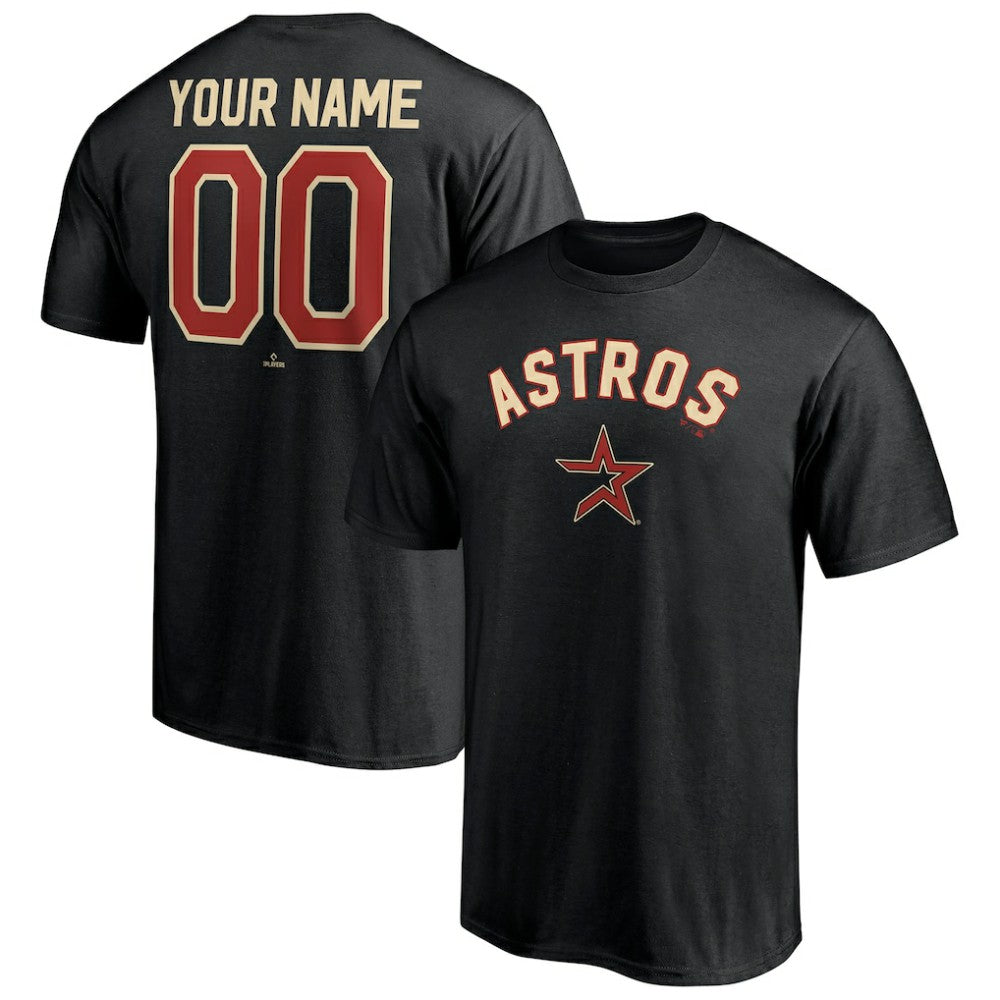 Houston Astros Cooperstown Winning Streak Alternate Personalized Name & Number T-Shirt - MLB