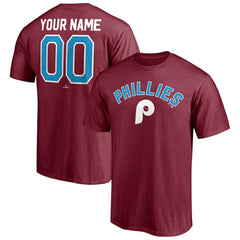 Philadelphia Phillies Cooperstown Winning Streak Alternate Personalized Name & Number T-Shirt - MLB